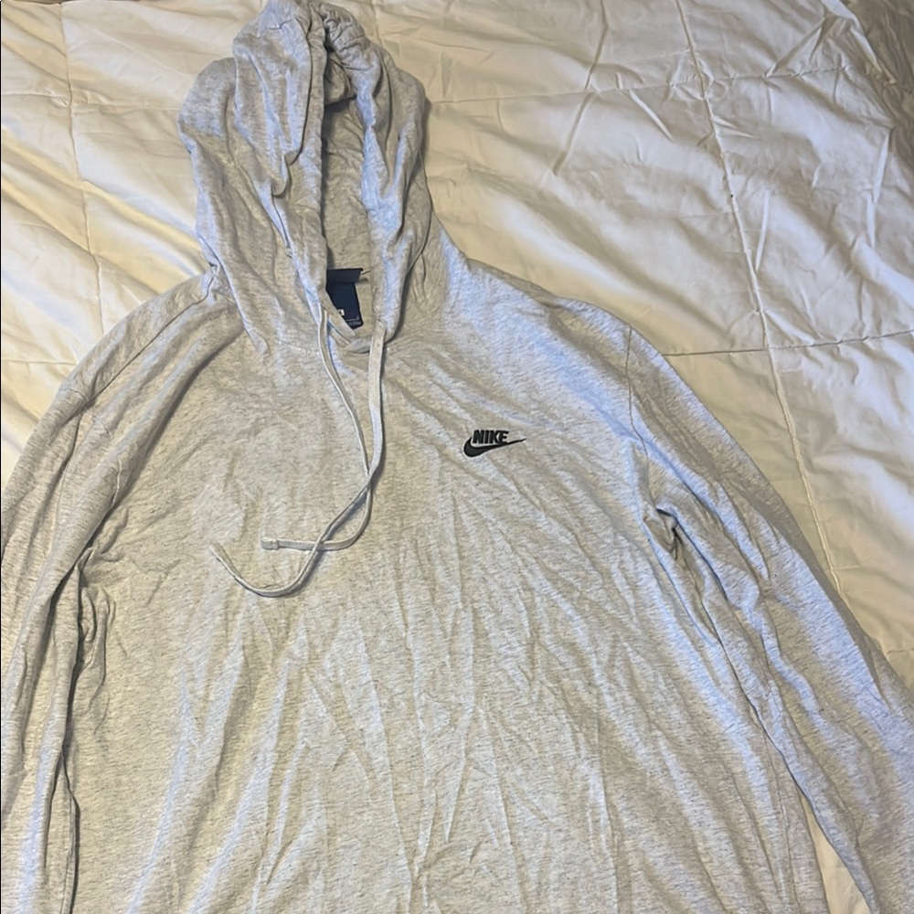 Nike Gray Pullover Sweatshirt Hoodie
